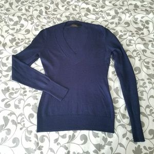 Navy Blue V neck The Limited sweater